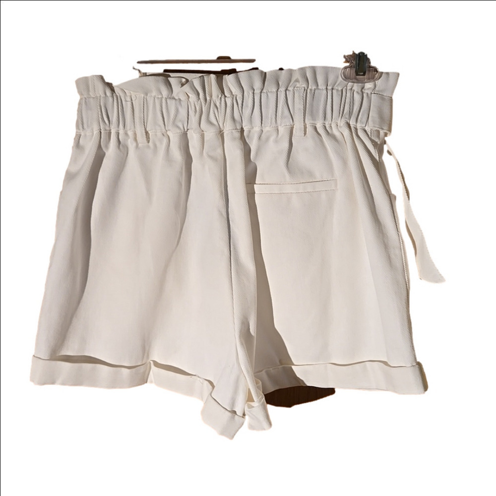 Fashion Nova Sundays Are For Brunch Denim Belted Shortie Shorts Women's M - Picture 5 of 14